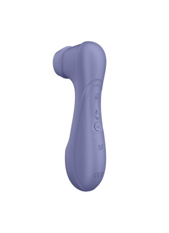 Stimulateur de clitoris 2 embouts Connecté avec technologie Liquid air Pro 2 Generation 3 violet USB Satisfyer - CC597815